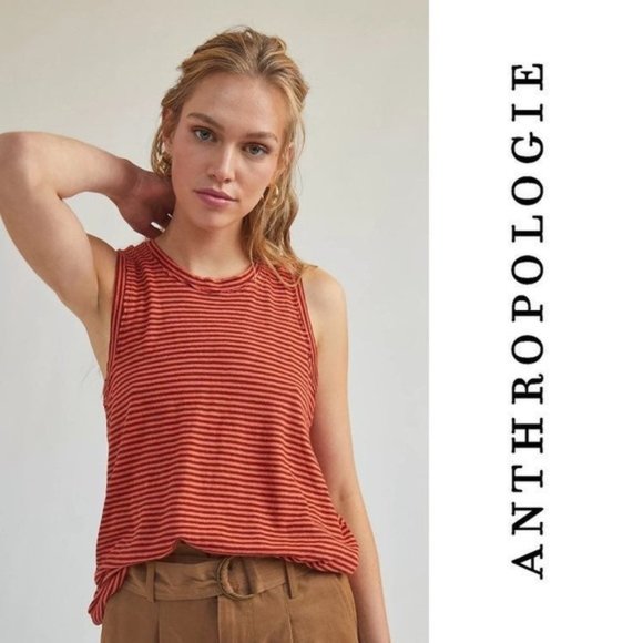Anthropologie | NWT Pilcro Ashton Striped Tank - Picture 9 of 16